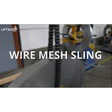 Wire mesh sling - video | LIFTEUROP