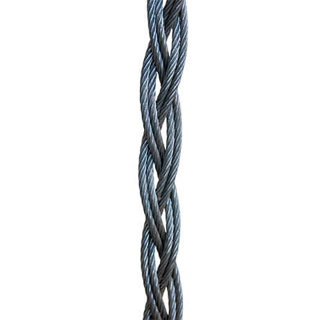 Flat 6-strands braid wire rope sling - 8305 | LIFTEUROP