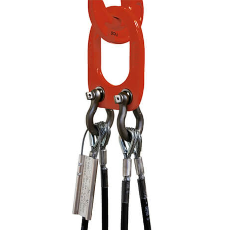 4-leg flexfort wire rope sling - 8909 | LIFTEUROP